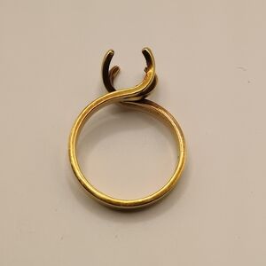 Vintage 14k Gold Chameleon Brand Ring With 7 Interchangeable Stones Size 7